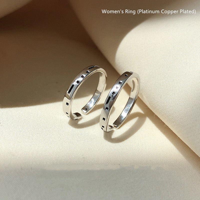 Niche Design Rings Fashion Simple Personality Trendy Rings