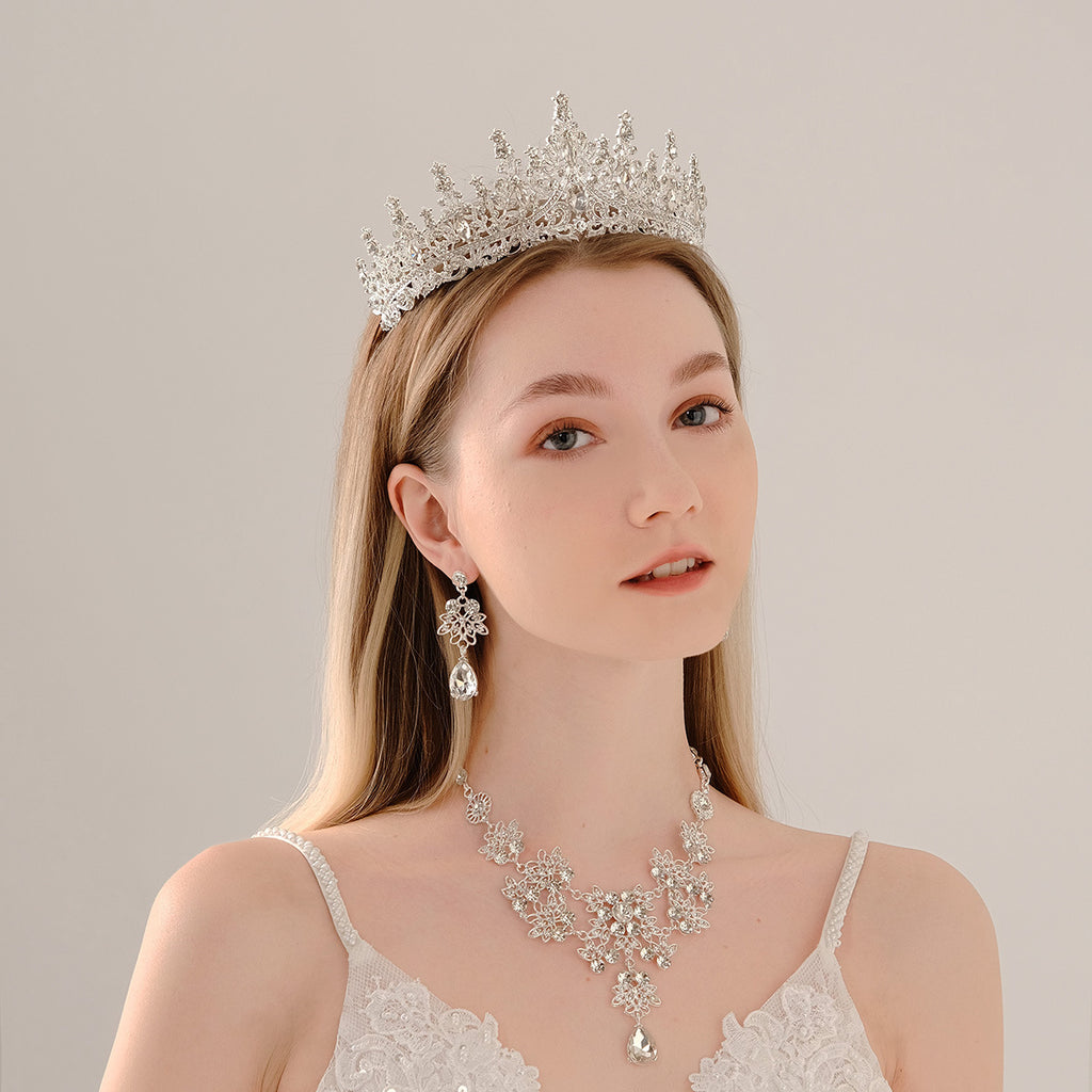 Accesorios para el cabello estilo socialité de lujo ligero, tocado para vestido de novia