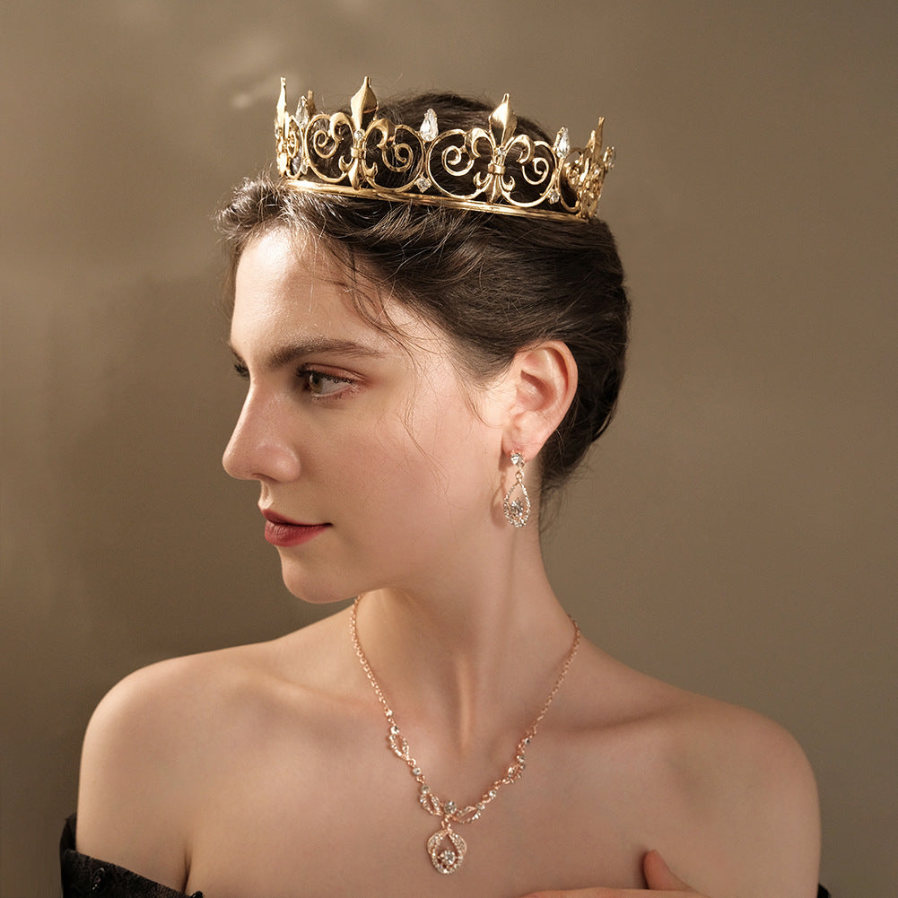Accesorios para el cabello estilo socialité de lujo ligero, tocado para vestido de novia
