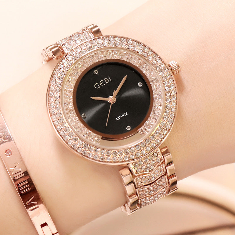 Reloj de mujer con correa de diamantes
