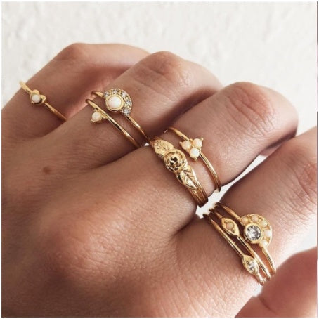 Diamantbesetzter Ring