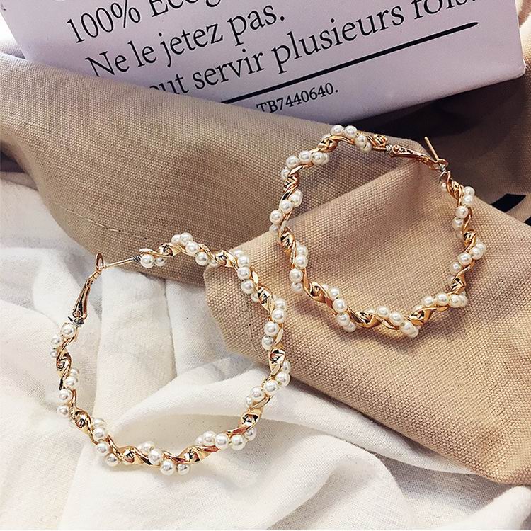 Pendientes Grandes Circulares para Mujer