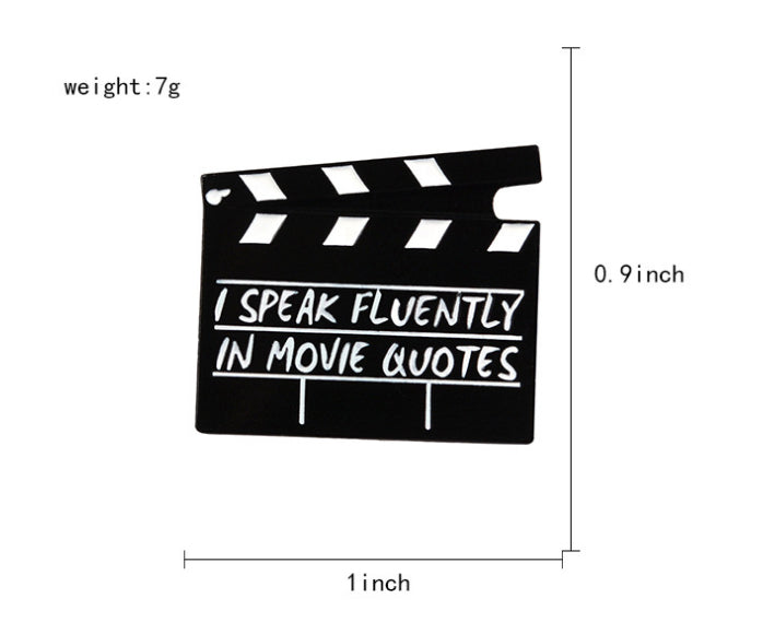 Legierung Totenkopf Finger Tape Brosche