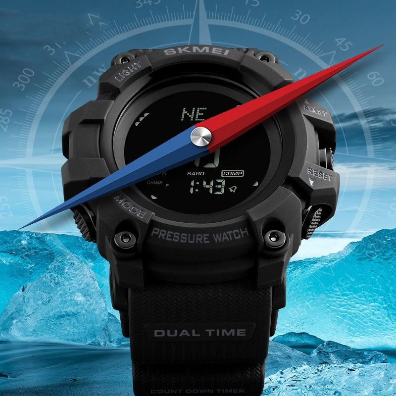 Outdoor Sport Kalender Kompass Uhr Herren Multifunktional