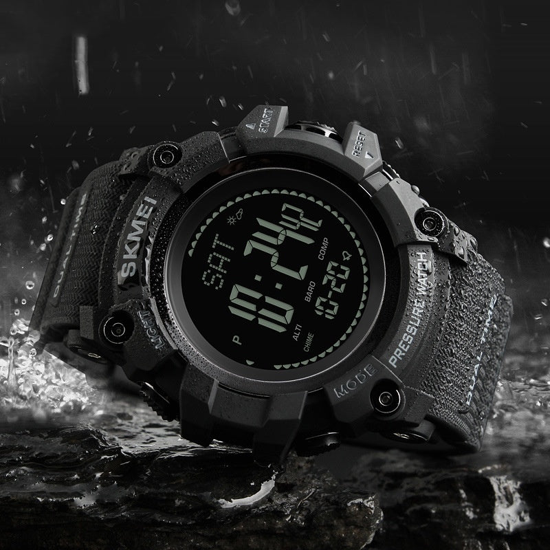 Outdoor Sport Kalender Kompass Uhr Herren Multifunktional