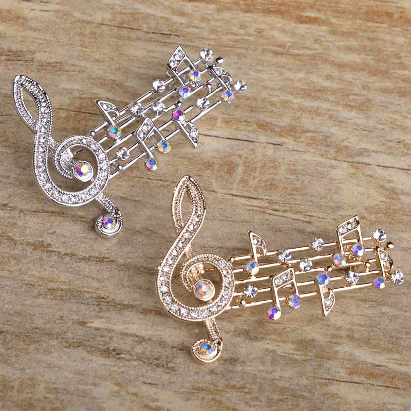 Nuevo broche de instrumento musical