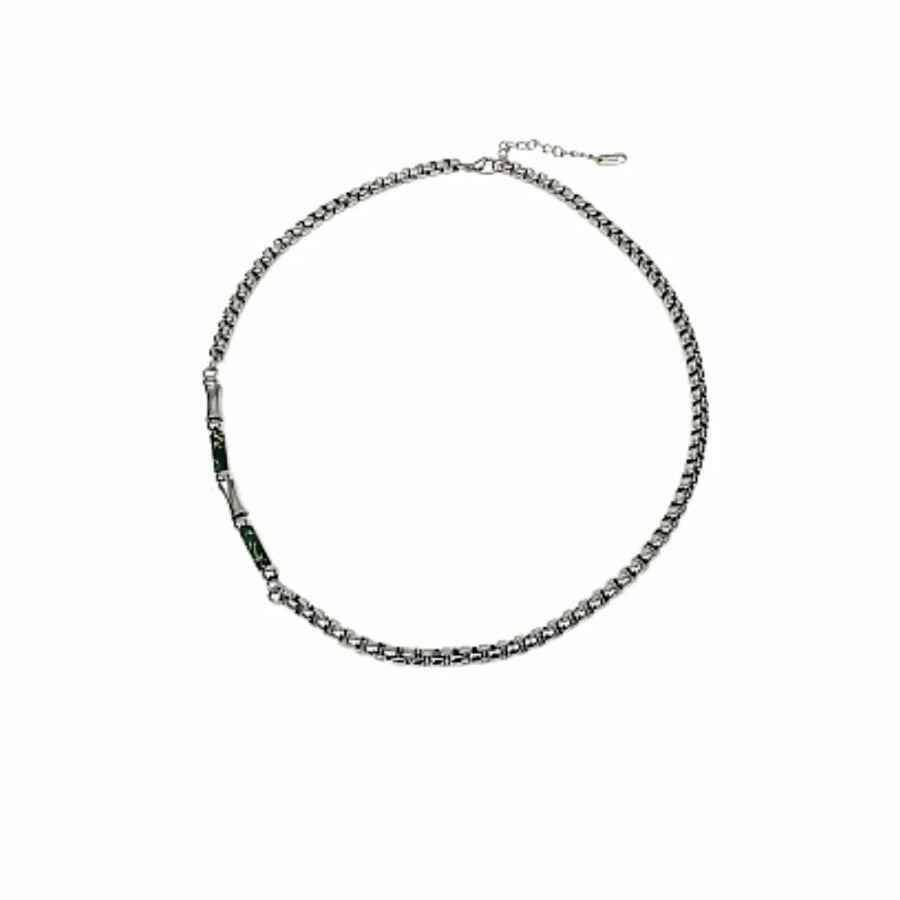 Cadena Lvzhu Keel de Bambú para Hombre