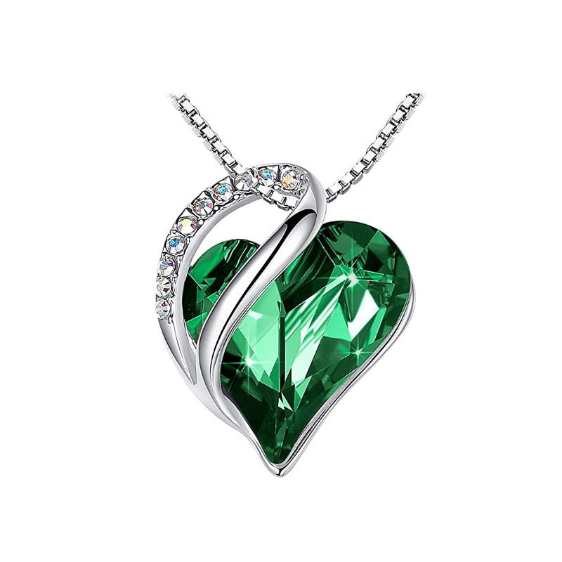 New Hot Sell Heart Shaped Crystal Pendant