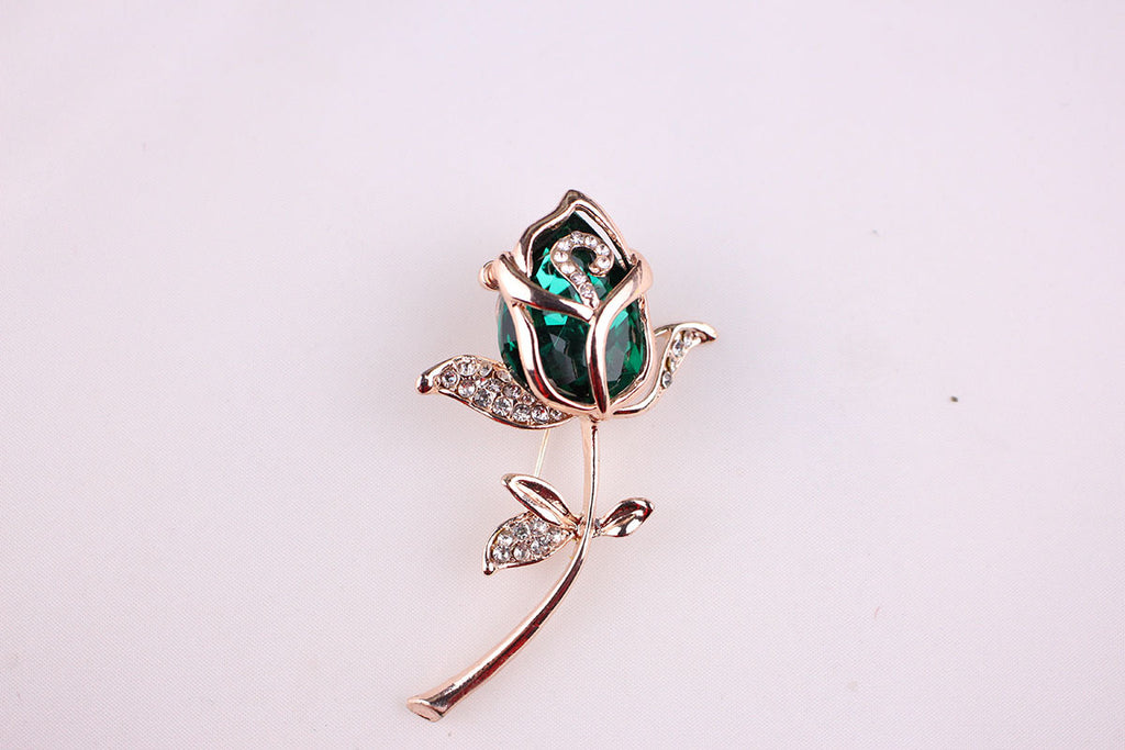 Broche de moda de rosa