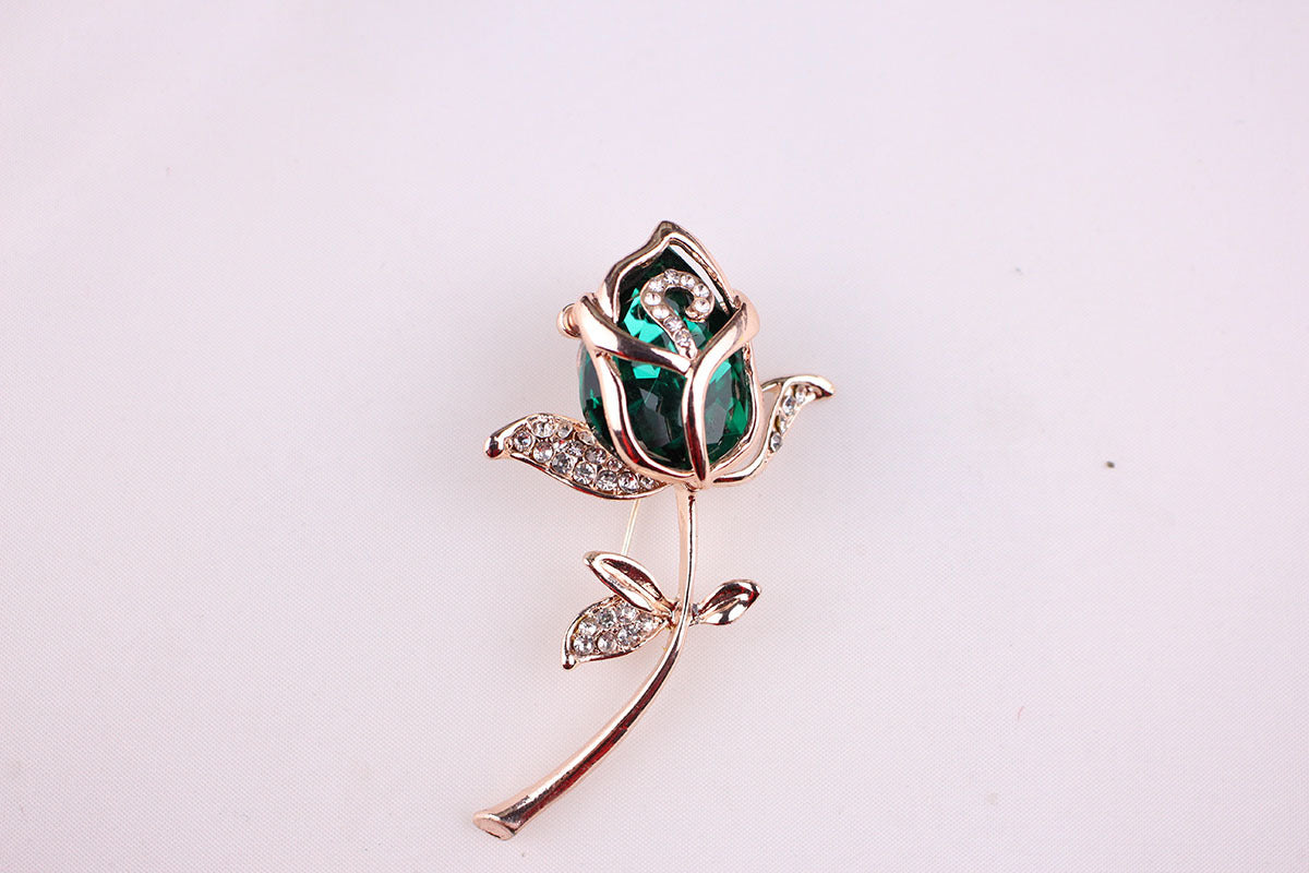 Broche de moda de rosa