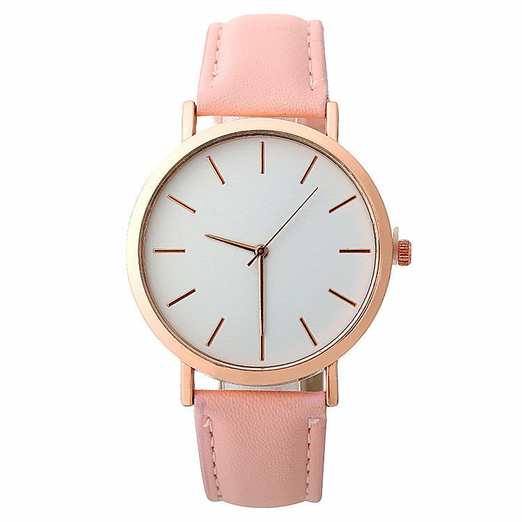 Relojes de mujer de cuarzo estilo simple de moda Relojes de pulsera Reloj de vestir para mujer