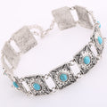 Collar turquesa bohemio