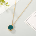 Sunflower resin necklace