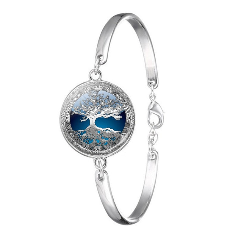 Baum des Lebens Zeit Edelstein Armband