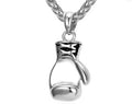 Neue Mode Boxhandschuh Halskette Trendige Vergoldete Edelstahl Boxen Coole Anhänger Für Männer Jungen Schmuck