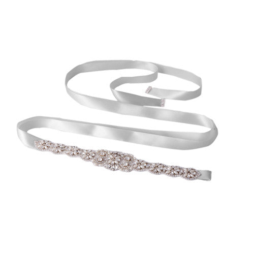 Braut-Hochzeitsgürtel mit Strass-Dekoration