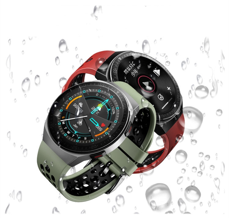 Kompatibel mit Apple, MT3 Bluetooth Smartwatch mit Voll-Touchscreen Musik-Player Uhr Fitness-Tracker für iOS Android Handy