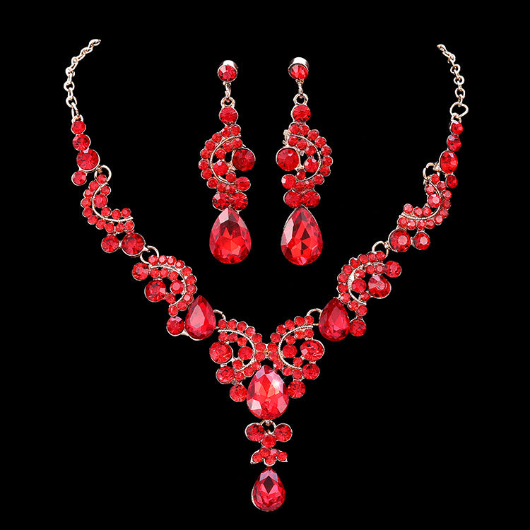 Bridal beautiful Diamond Fashion Necklace Set