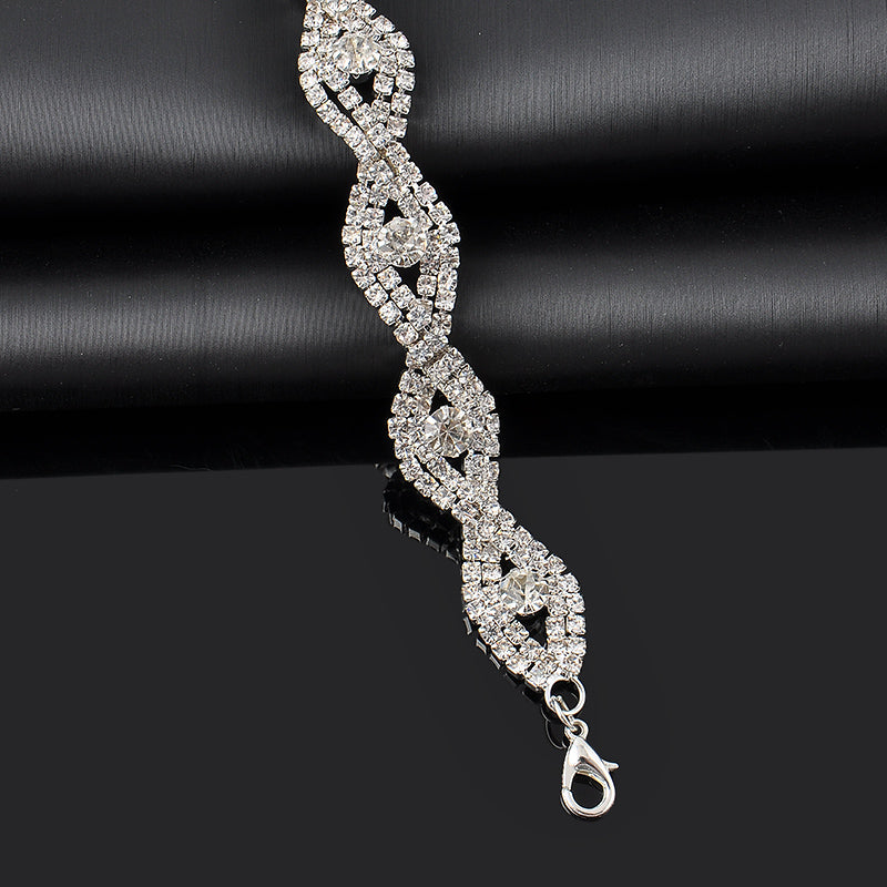 Kristallarmband Flash Diamantarmband Damen Einfaches Armband