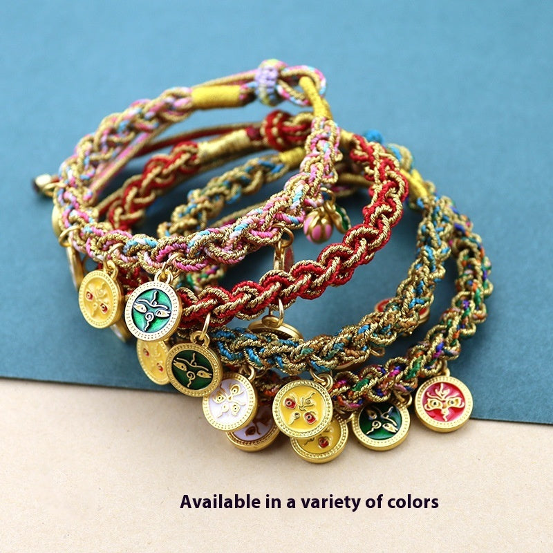 Couple's Red Rope Colorful Wire Carrying Strap