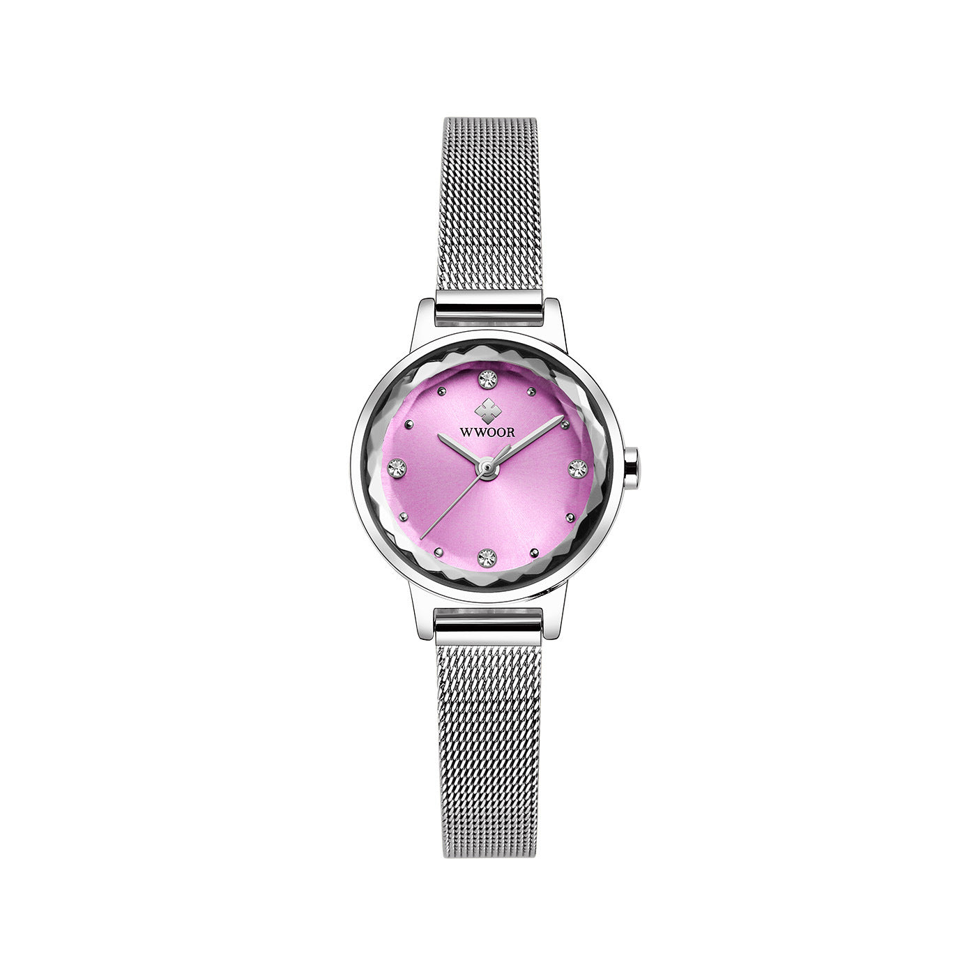 Reloj de Cuarzo Simple para Mujer con Correa de Malla