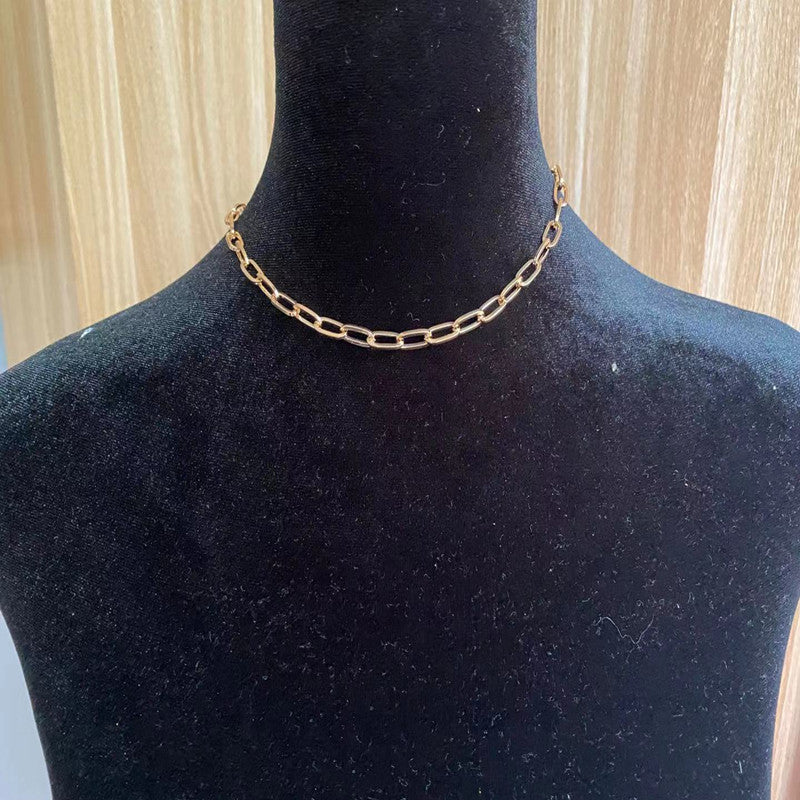Schmuck Simple Persönlichkeit Kreative Einzellagen Damenhalskette