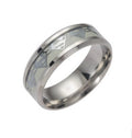 Edelstahl Batman Symbole Leuchtende Herrenringe Nie verblassender leuchtender Ring
