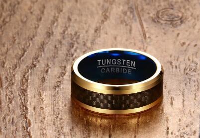 Anillo de acero de tungsteno