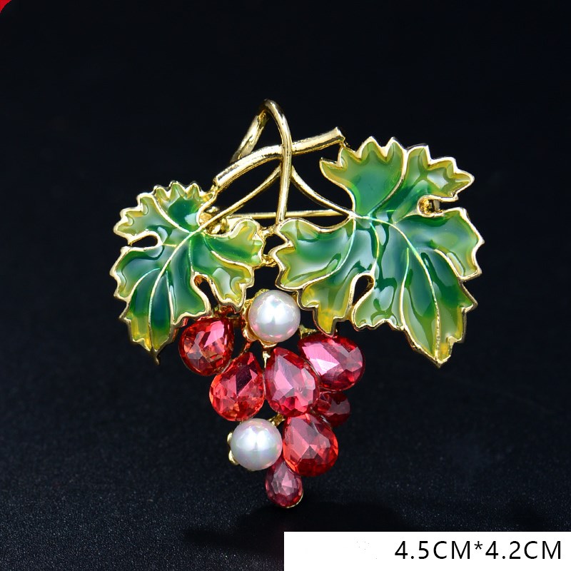 Broche de flor de loto, broche retro elegante