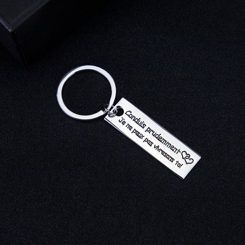 Funny Key Chain Women Men Charm Couple Key Ring