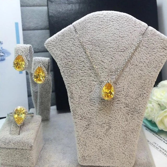 Anillo de diamantes anillo de circonitas