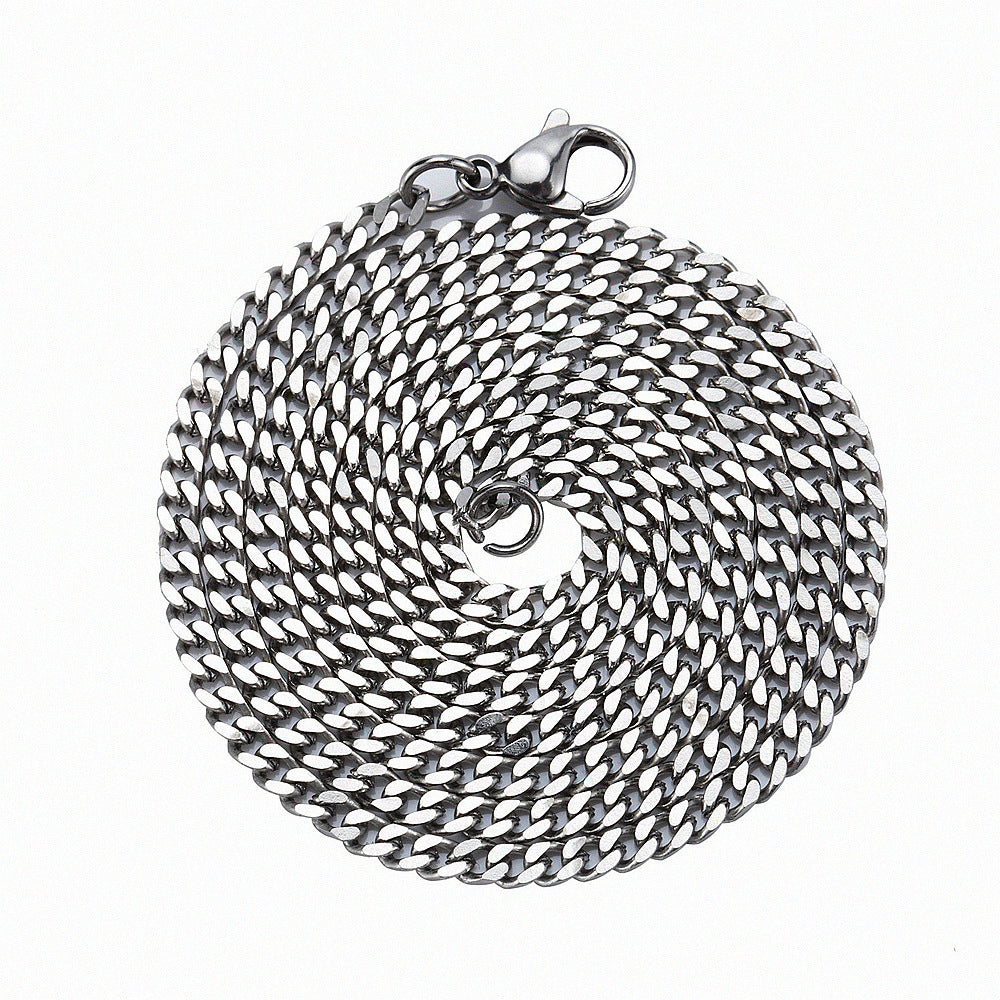 Titanstahl Hip-Hop Grindingkette Herren