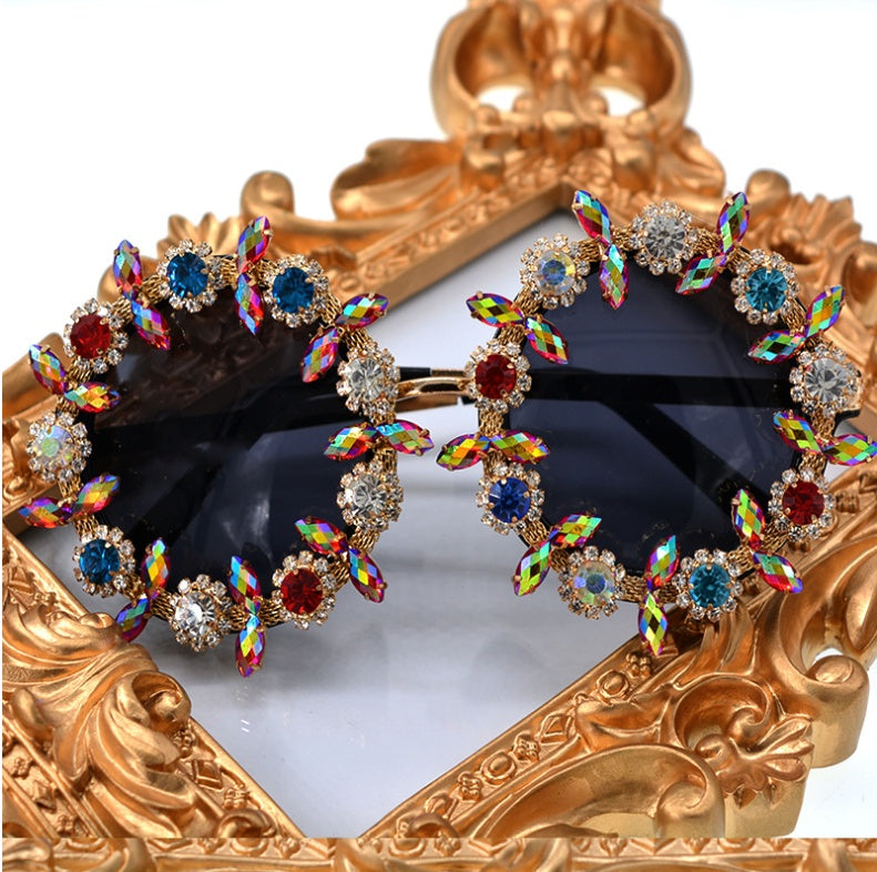 Barocke Diamant-Sonnenbrille