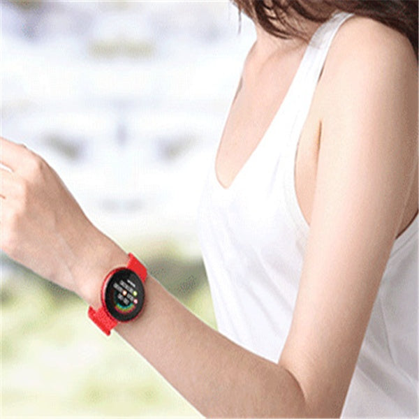 Reloj inteligente con monitor de frecuencia cardíaca
