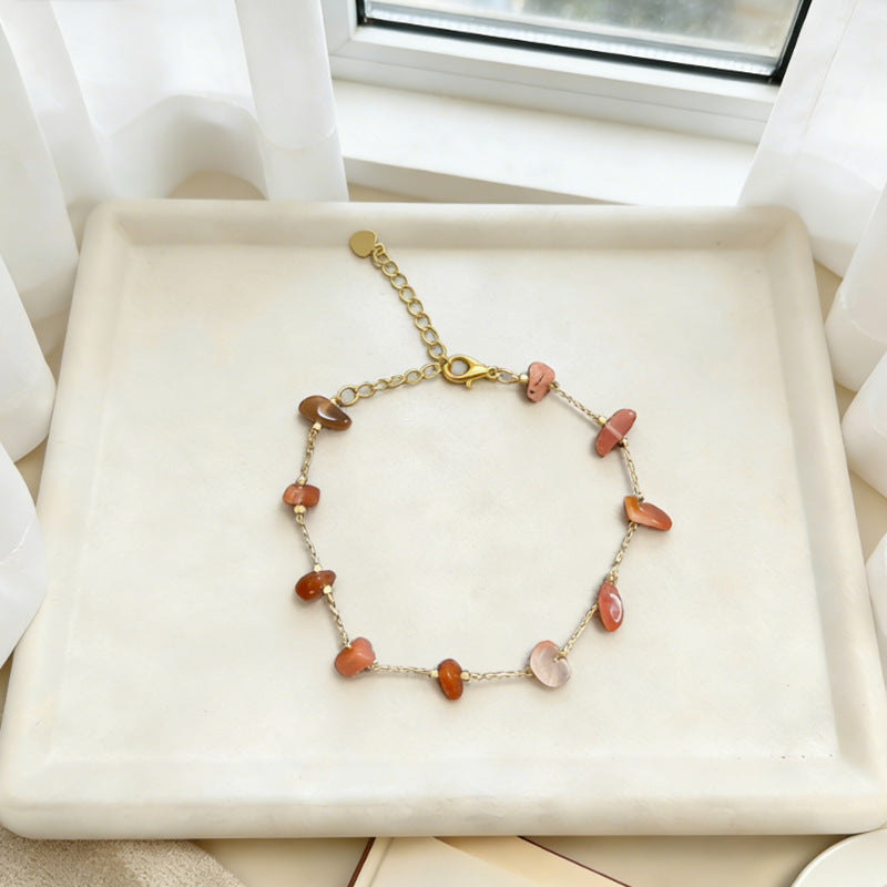 Natural Crushed Stone Turquoise Bracelet