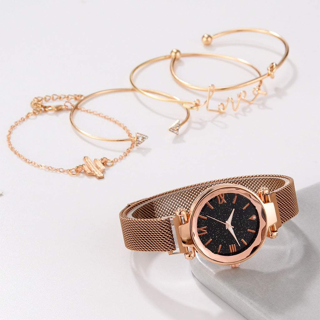 Juego de reloj y pulsera
