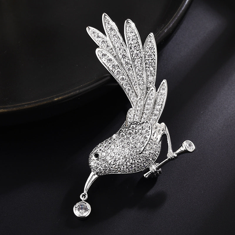 Bird brooch