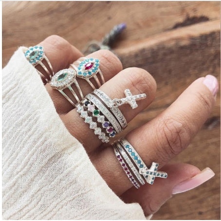 Diamantbesetzter Ring