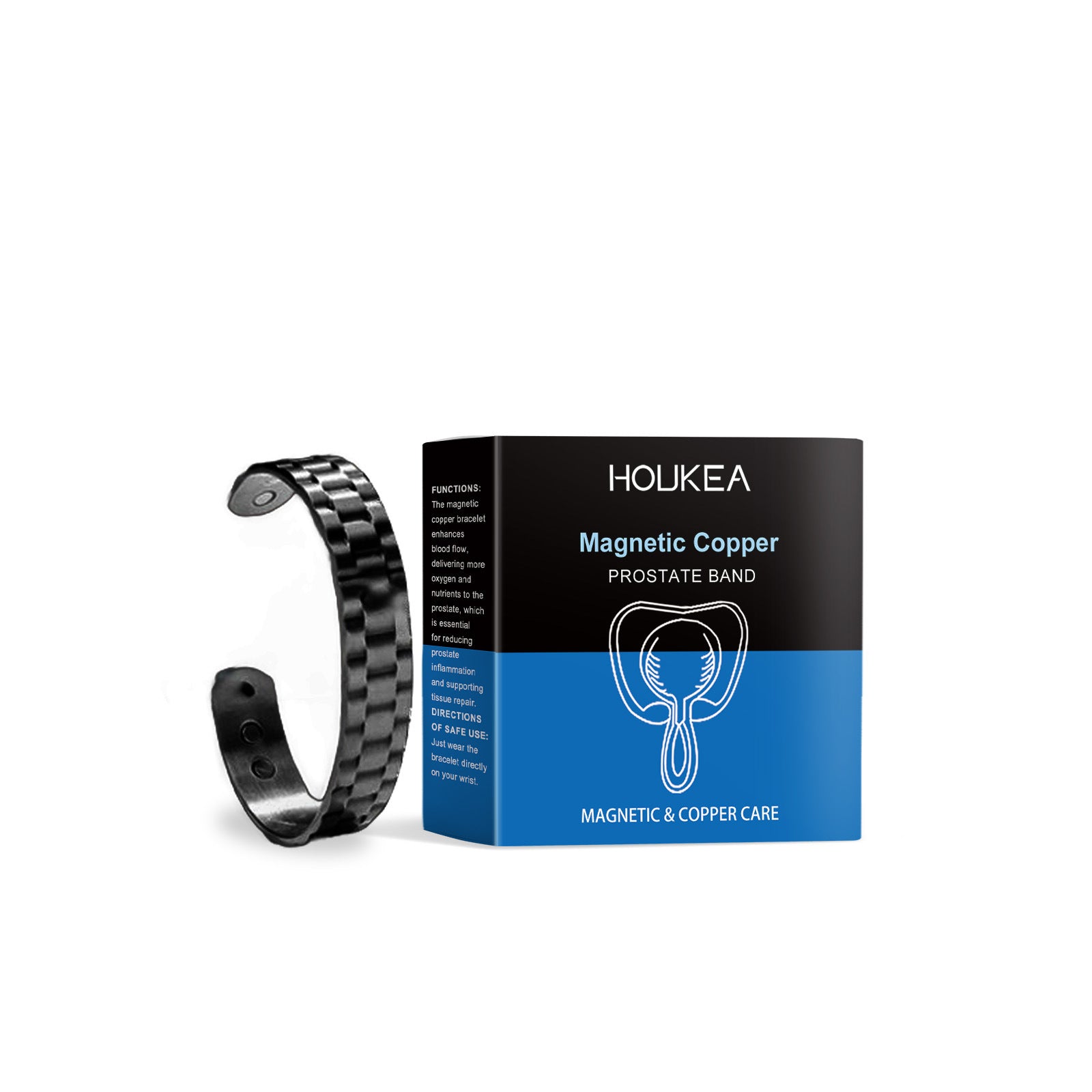 Brazalete de cuidado masculino alivio suave