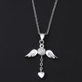 Necklace 18k White Gold Electroplating Fine Jewelry Pendant