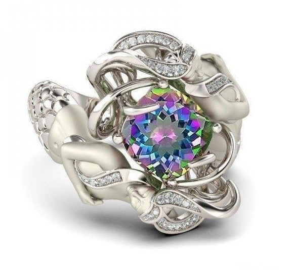 Kissenschliff Roter Natürlicher Rubin Edelstein Ring Luxus 925 Sterling Silber Meerjungfrauenringe für Frauen Hochzeitsschmuck