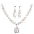 Conjunto de collar de perlas