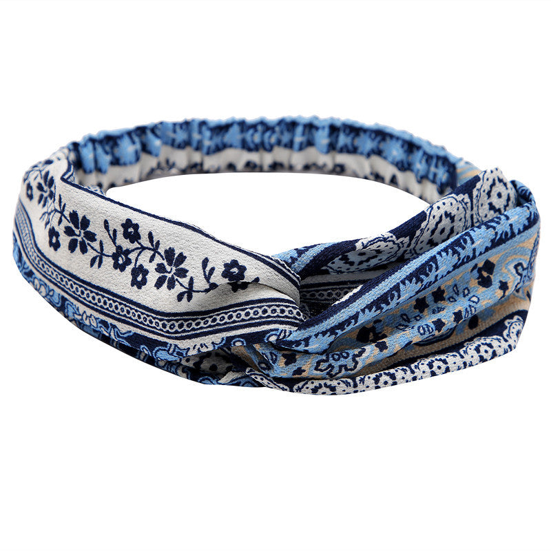 Women's Polka Dot Printed Bohemian Sweet Simple Hair Band