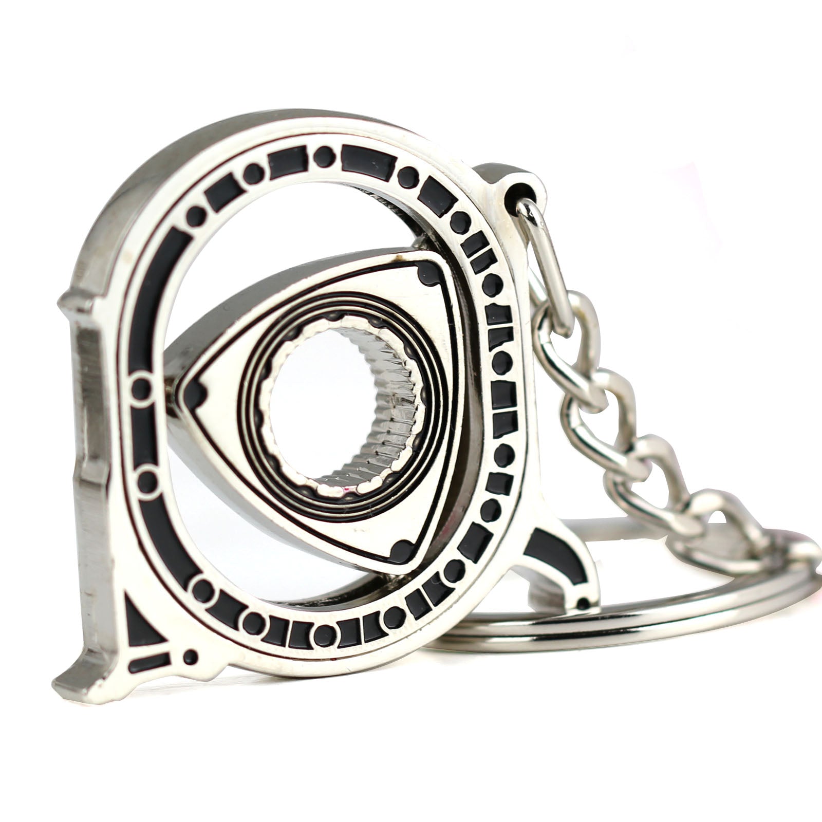 Llavero con rotor de motor de coche que puede girar 360 grados, regalo