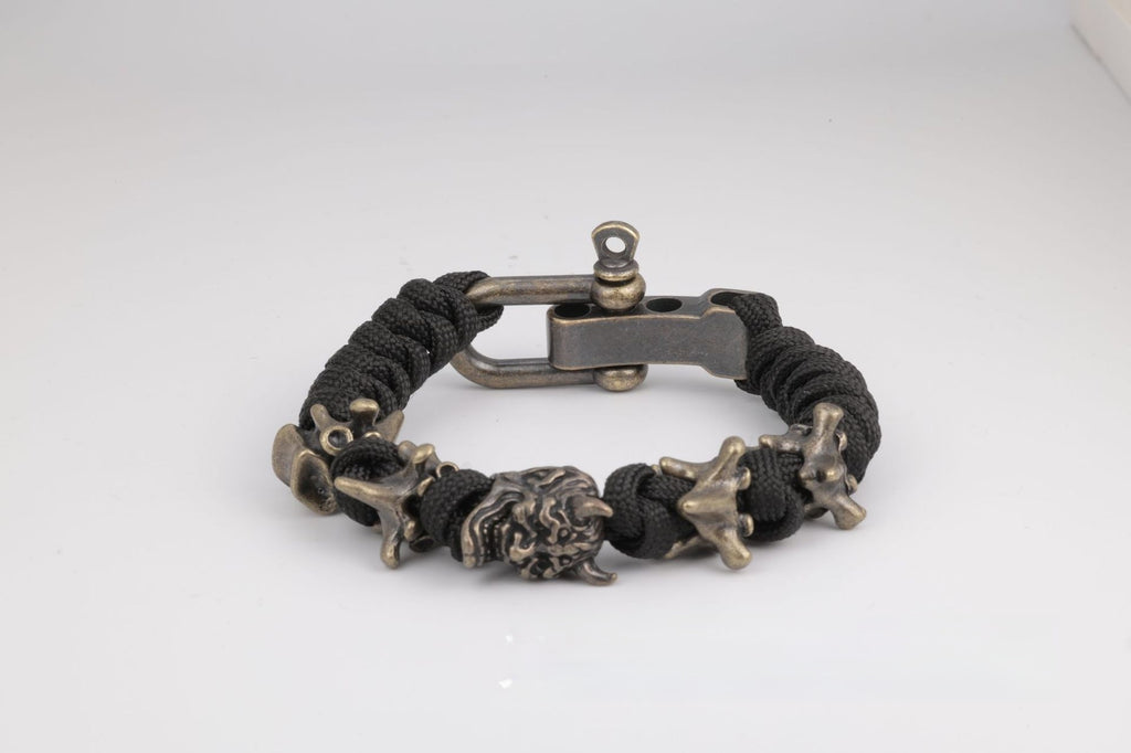 Prajna Four Spine Parachute Cord Woven Handmade Bracelet
