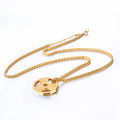 U7 Sport-Schmuck Edelstahl Herren Fitness Hantel Gym Halskette