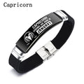 Schwarze 12 Sternzeichen Armbänder für Damen und Herren
