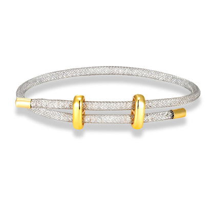 Rhinestone Net Fashion Star Bracelet