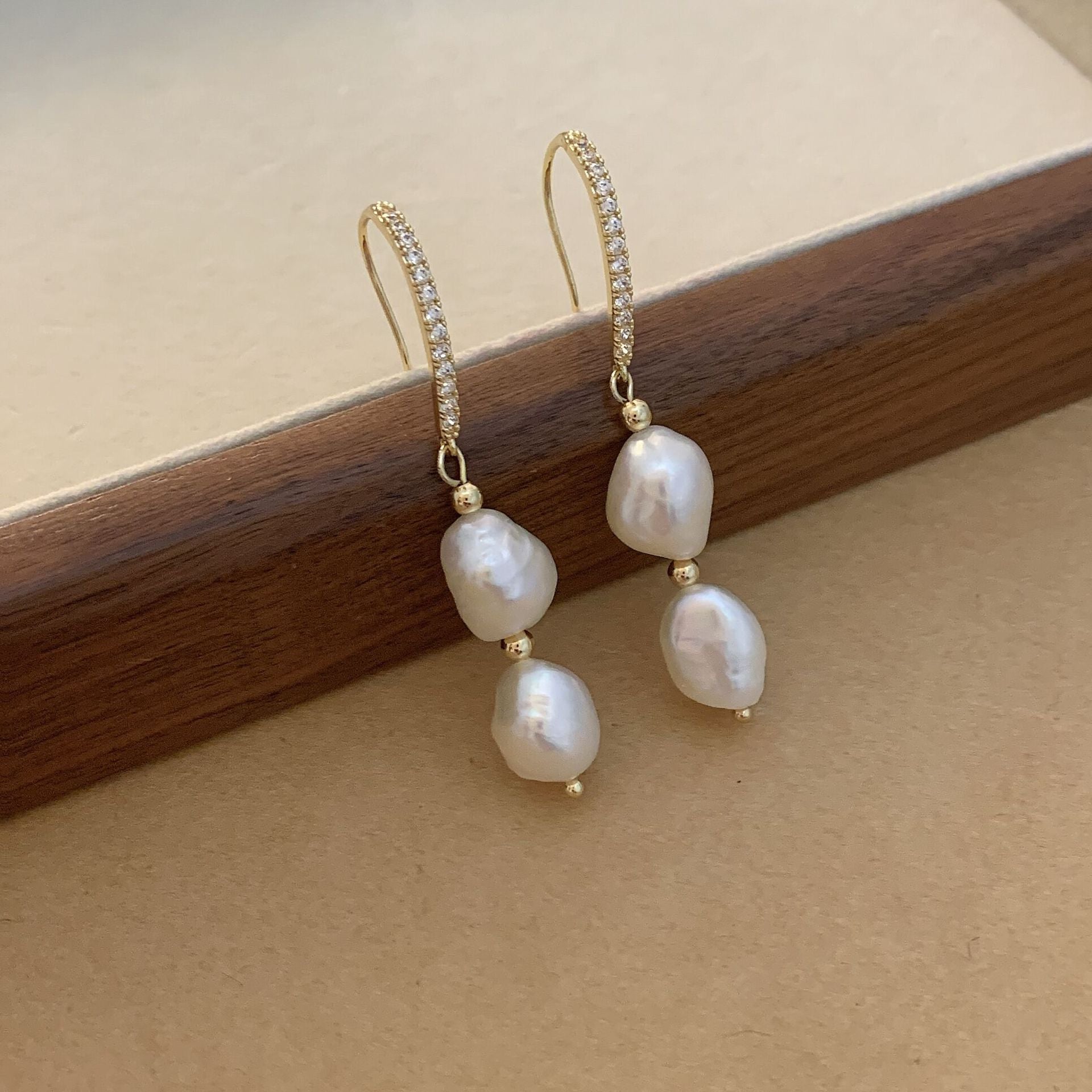 Pendientes de perlas cultivadas Alexa