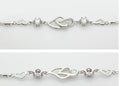 S925 Großhandel Armband aus Sterlingsilber, herzförmiges Amethyst-Armband, Doppelflügel-Armband, koreanischer Schmuck aus Sterlingsilber